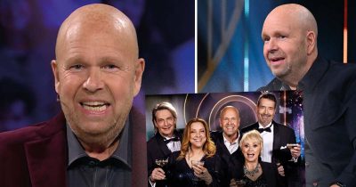 Lasse Kronér i Doobidoos nyårsspecial. Foto: SVT & Monkberry & Bo Håkansson/SVT