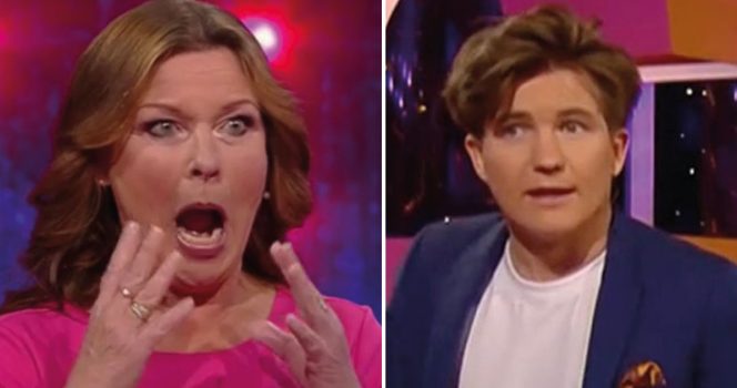 Lotta Engberg och Daniel Norberg. Foto: TV4