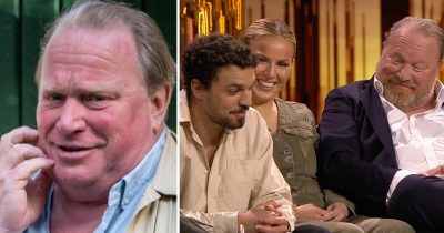 Claes Malmberg och sonen Nelson. Foto: TT & TV4