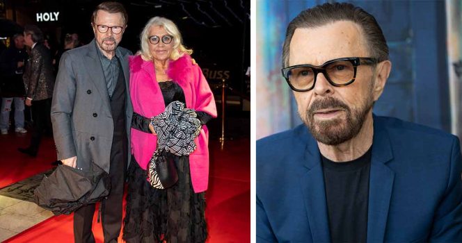 Björn Ulvaeus och ex-hustrun Lena.