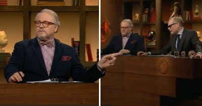 Fredrik Lindström och Kristian Luuk i På spåret.