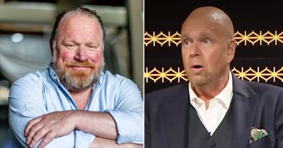 Claes Malmberg och Lasse Kronér. Foto: Adam Ihse/TT & SVT