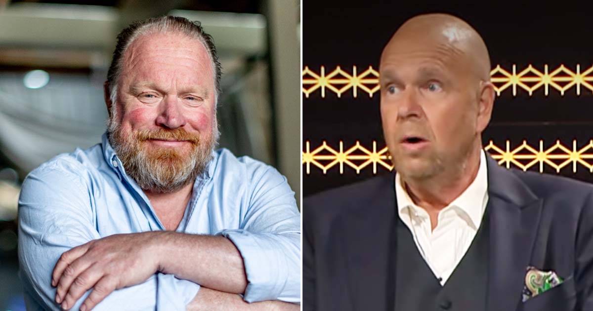 Claes Malmberg och Lasse Kronér. Foto: Adam Ihse/TT & SVT