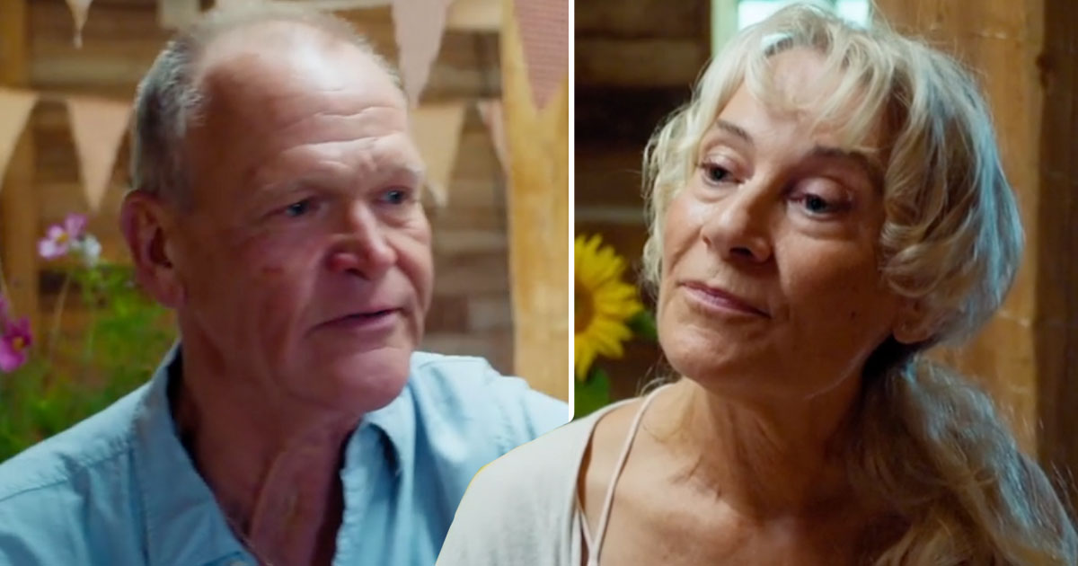 Sven och Kerstin på dejt i Bonde söker fru – Andra sommaren. Foto: TV4