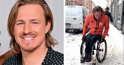 Aron Anderson fick hjälp i snökaoset
