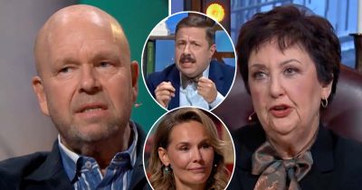 Lasse Kronér, David Sundin, Carina Berg och Babben Larsson. Foto: TV4