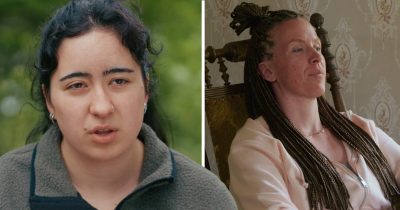 Ayed Kayedpour och Stephanie Hönig i Farmen.