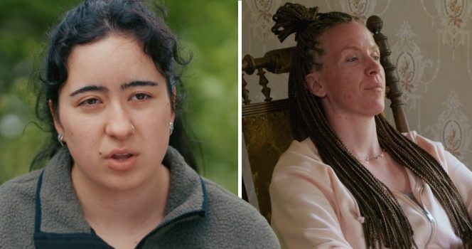 Ayed Kayedpour och Stephanie Hönig i Farmen.