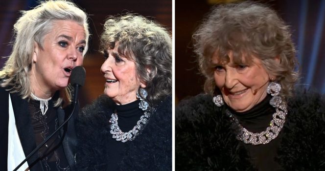 Siw Malmkvist bar speciell detalj under Guldbaggegalan