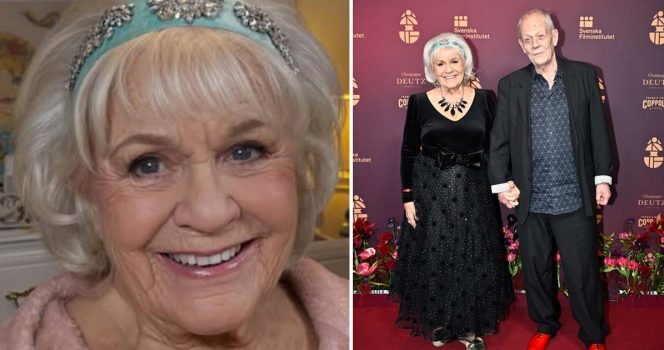 Christina Schollin och Stig Björkman på Guldbaggen 2026. Foto: Instagram & Christine Olsson/TT