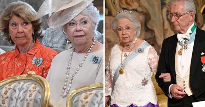 Prinsessan Desirée och prinsessan Christina.