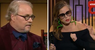 Fredrik Lindström och Hanna Hellquist.