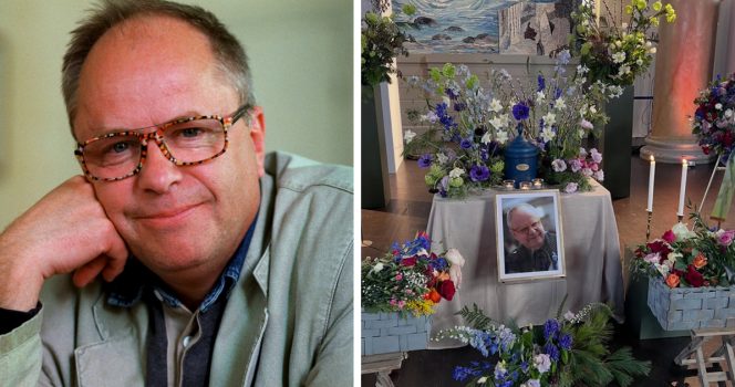 Helge Skoog fördes till sista vilan under måndagen