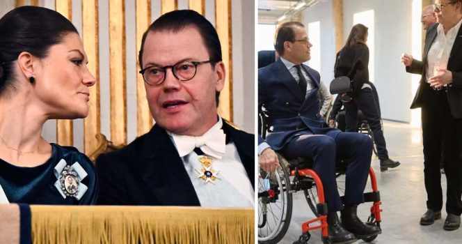 Prins Daniel i rullstol. Foto: Christine Olsson/TT & Kungahuset @Instagram