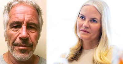 Jeffrey Epstein och Mette Marit.
