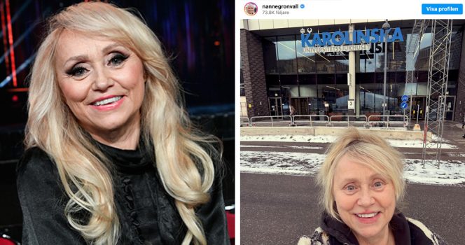 Nanne Grönvall slipper ta cellgifter, meddelar artisten