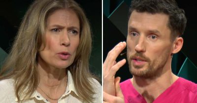 Linda och Jens i Fråga doktorn. Foto: SVT