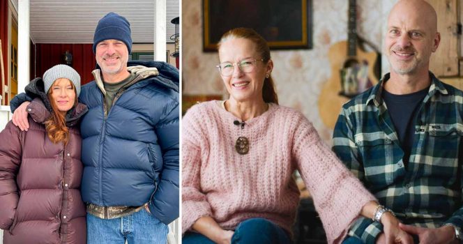 Malin Berghagen och Martin Charlton. Foto: SVT