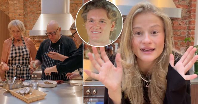 Alica Andersson och pojkvännen Vincent i "Husdrömmar". Foto: SVT & Instagram