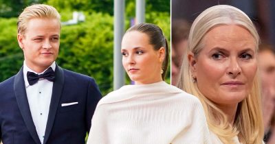 Marius Borg Höiby, prinsessan Ingrid Alexandra och kronprinsessan Mette-Marit. Foto: TT