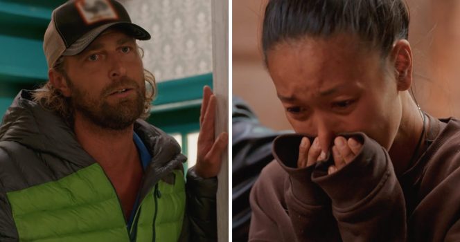 Jonas Ackrell och Pim i Farmen.