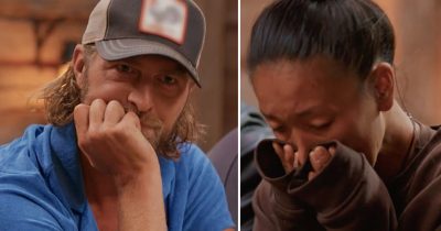 Jonas Ackelman och Pim i Farmen. Foto: TV4