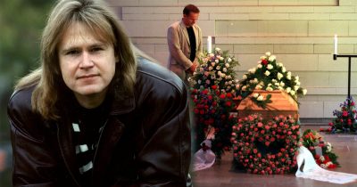 Ted Gärdestads begravning blev varm och ljus