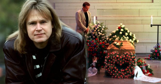 Ted Gärdestads begravning blev varm och ljus