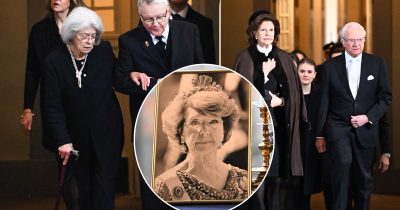 Prinsessan Désirée begravs. Foto: Henrik Montgomery/TT