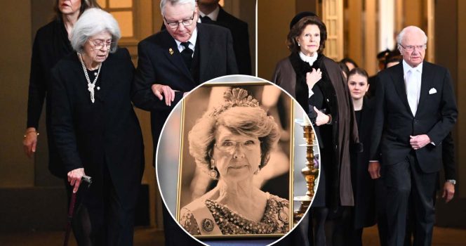 Prinsessan Désirée begravs. Foto: Henrik Montgomery/TT