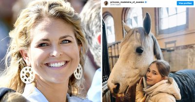 Prinsessan Leonore hyllas av mamma prinsessan Madeleine