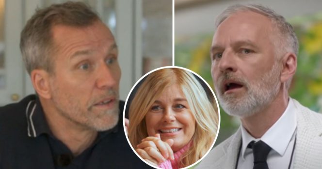 Christian Bauer, Pernilla Wahlgren och Björn Kjellman. Foto: Kanal 5 & Youtube