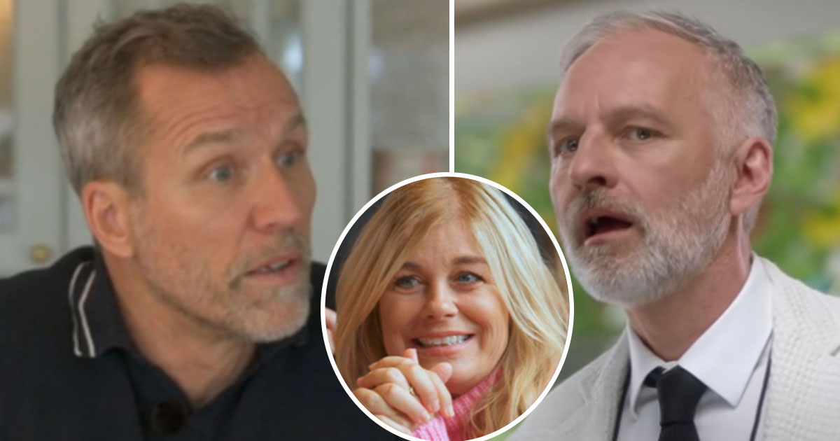 Christian Bauer, Pernilla Wahlgren och Björn Kjellman. Foto: Kanal 5 & Youtube