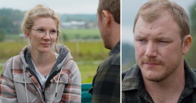 Milena Rieck och Anders Mood i Bonde söker fru. Foto: TV4