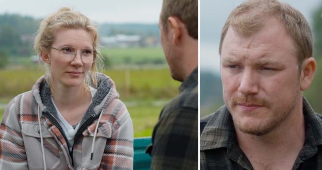 Milena Rieck och Anders Mood i Bonde söker fru. Foto: TV4