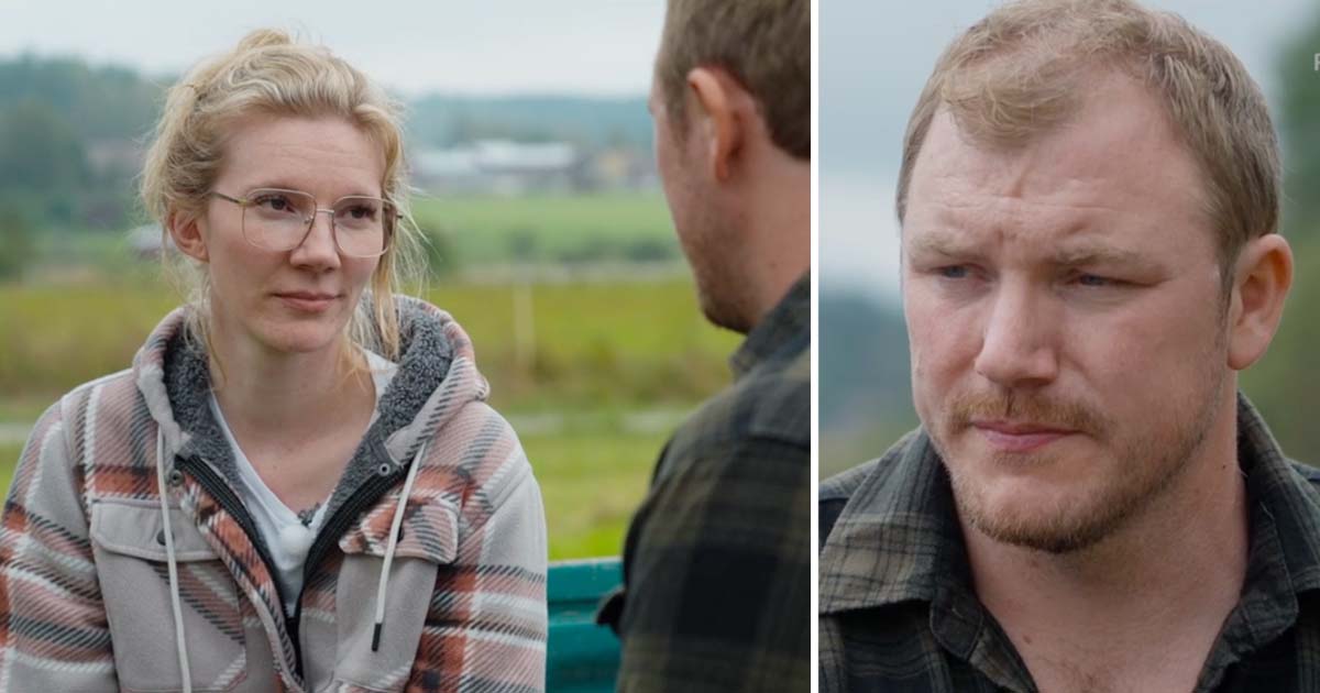 Milena Rieck och Anders Mood i Bonde söker fru. Foto: TV4