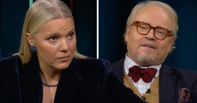 Carina Bergfeldt och Fredrik Lindström
