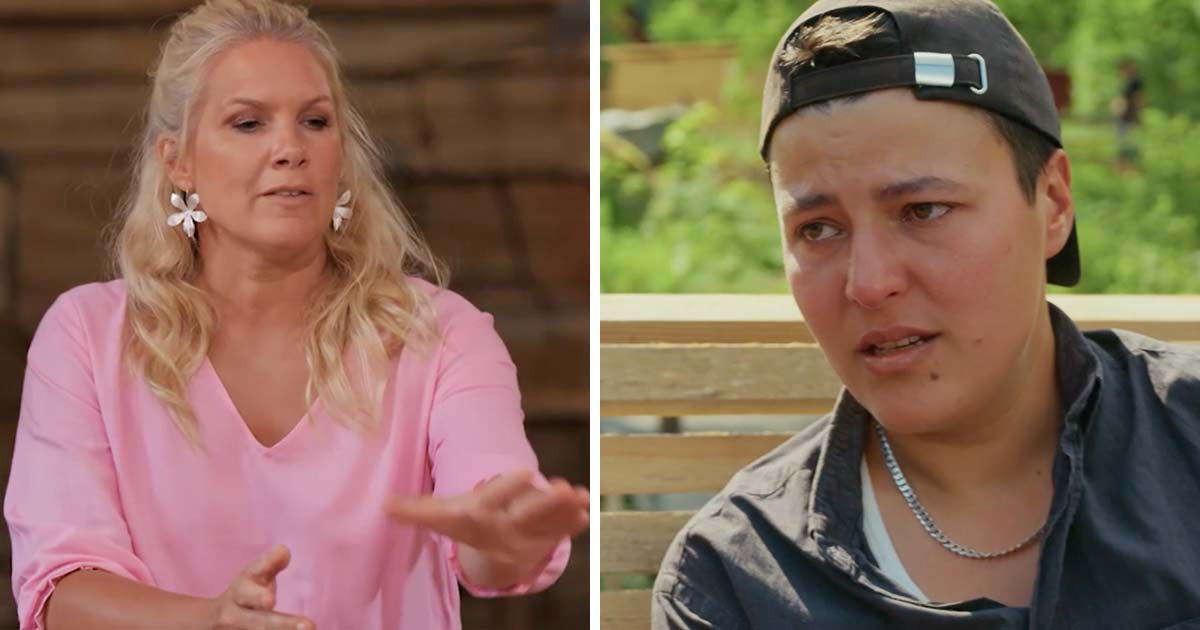 Anna Brolin och Vanessa Salloumova i Farmen.