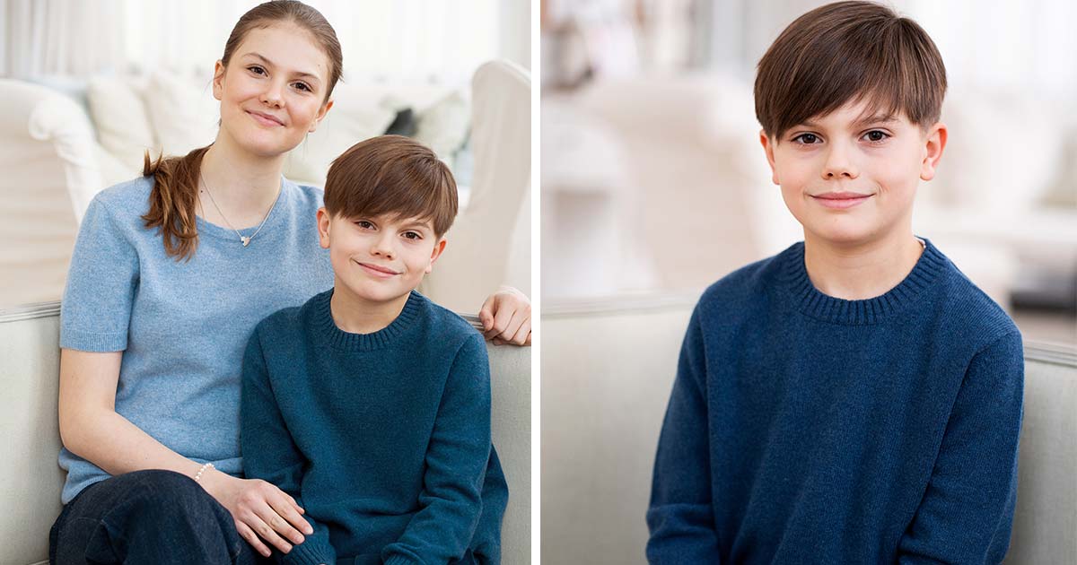 Prins Oscar och prinsessan Estelle