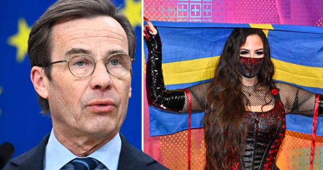 Ulf Kristersson och Felicia. Foto: TT