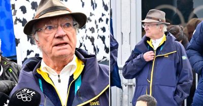 Kung Carl XVI Gustaf på OS 2026. Foto: Jonas Ekströmer/TT & Pontus Lundahl/TT