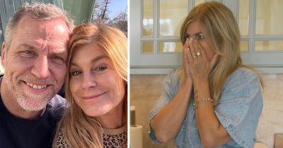 Pernilla Wahlgren har fått frågor om relationen med Christian Bauer efter storbråket