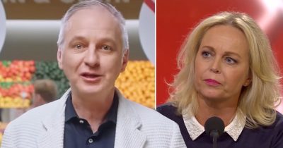 Björn Kjellman och Annika Andersson. Foto: Youtube/TV4