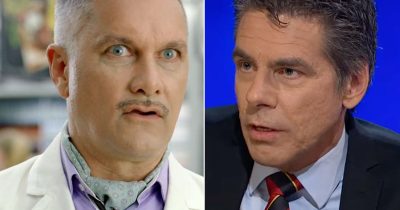 Magnus Skogsberg Tear och Mikael Tornving. Foto: Youtube/TV4