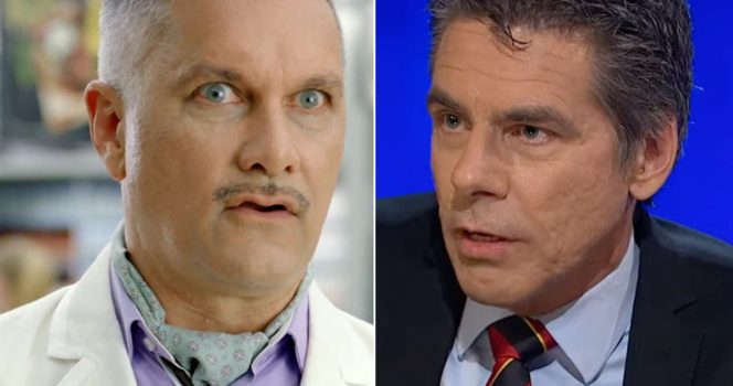 Magnus Skogsberg Tear och Mikael Tornving. Foto: Youtube/TV4