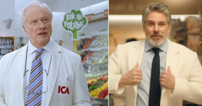 Loa Falkman och Mikael Tornving