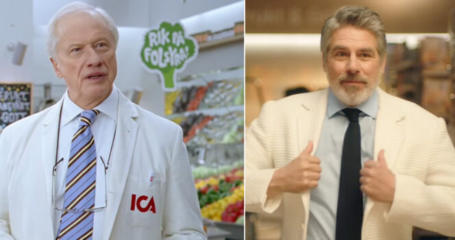 Loa Falkman och Mikael Tornving