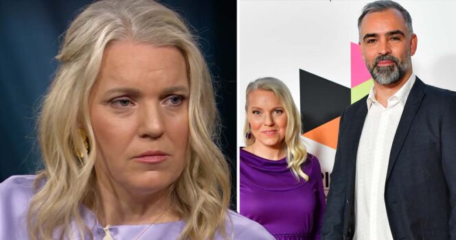 Carina Bergfeldt och Jesper Zolck. Foto: SVT & TT