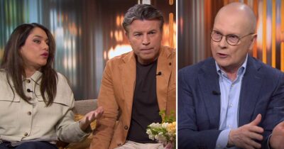 Sverige live med Farah Abadi och Jovan Radomir. Foto: SVT