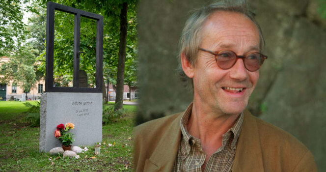 Gösta Ekman fick en vacker och ljus begravning